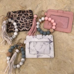 Bracelet Card Wallet with Keychain/NWT